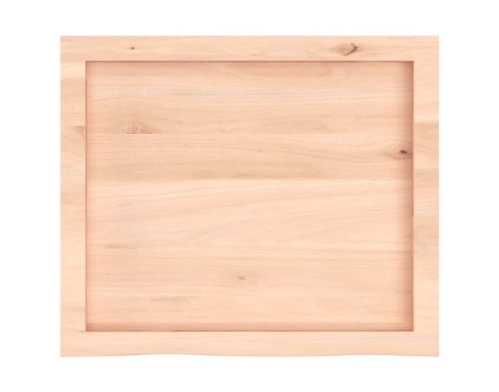 Sonata Blat de masă, 60x50x(2-6) cm, lemn masiv de stejar netratat