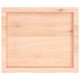 Sonata Blat de masă, 60x50x(2-6) cm, lemn masiv de stejar netratat