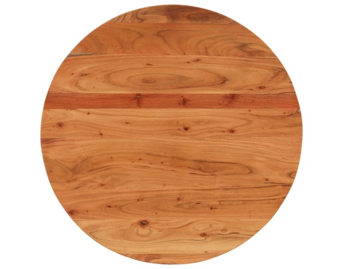 Sonata Blat de masă rotund, Ø90x3,8 cm, lemn masiv de acacia