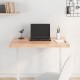 Sonata H Плот за маса светлокафяв 80x40x(2-4) см обработен масивен дъб