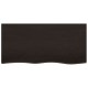 Sonata Blat de masă maro 100x50x(2-6) cm, lemn masiv stejar tratat