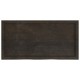Sonata Blat de masă maro 100x50x(2-6) cm, lemn masiv stejar tratat