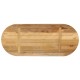 Sonata Blat de masă oval, 80x40x3,8 cm, lemn masiv mango brut