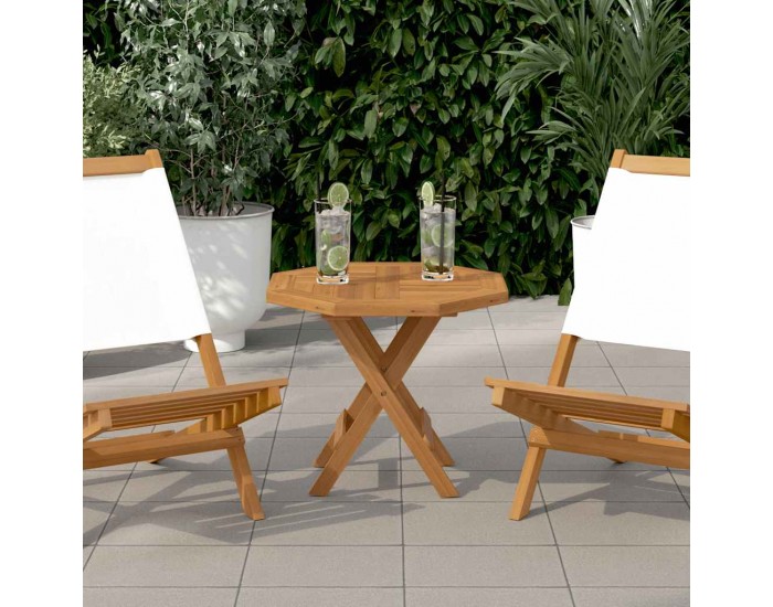 Sonata H Плот за маса 50x50x2,5 см осмоъгълен масивен бук