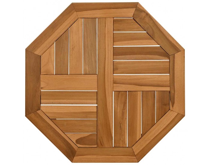 Sonata H Плот за маса 50x50x2,5 см осмоъгълен масивен бук