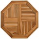 Sonata H Плот за маса 50x50x2,5 см осмоъгълен масивен бук