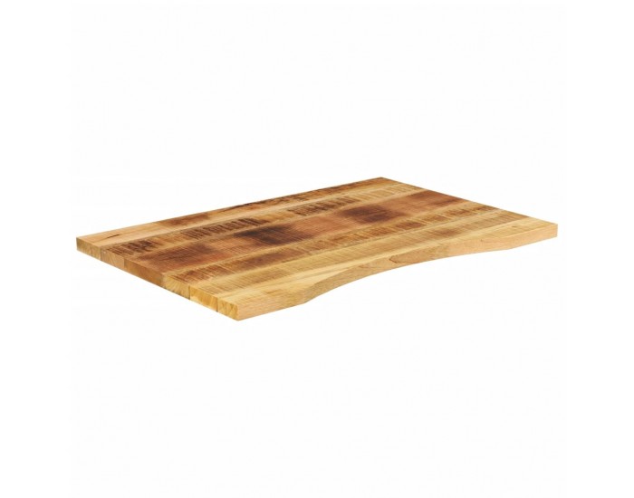 Sonata H Плот за бюро с извивка 100x60x2,5 см грубо мангово дърво масив