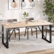 Sonata H Плотове за маси, 4 бр, 90x45x1,7 см, правоъгълни, бор масив