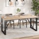Sonata H Плотове за маси, 4 бр, 90x45x2,5 см, правоъгълни, бор масив