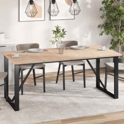 Sonata H Плотове за маси, 4 бр, 90x45x2,5 см, правоъгълни, бор масив - Piese pentru mese