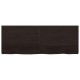 Sonata Blat de masă maro 160x60x(2-6) cm, lemn masiv stejar tratat