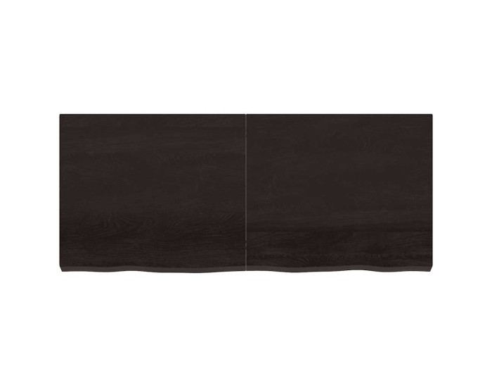 Sonata Blat de masă maro 140x60x(2-6) cm, lemn masiv stejar tratat