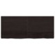 Sonata Blat de masă maro 140x60x(2-6) cm, lemn masiv stejar tratat