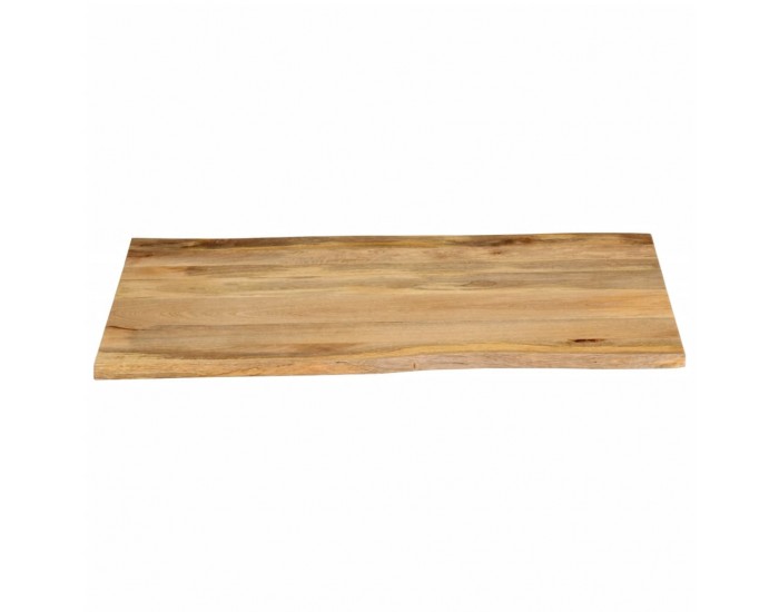 Sonata H Плот за маса, 100x80x2,5 см, жив ръб, масивно дърво манго