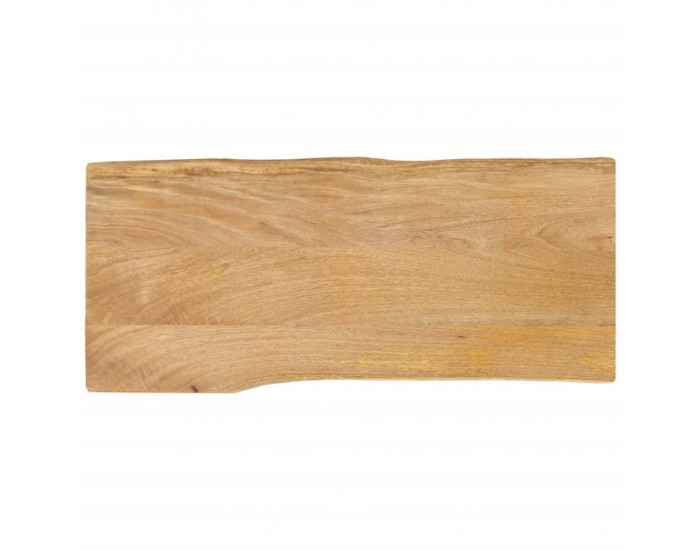 Sonata H Плот за маса, 100x40x3,8 см, жив ръб, масивно дърво манго