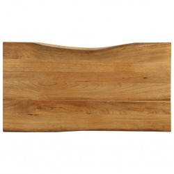 Sonata H Плот за маса, 100x60x2,5 см, жив ръб, масивно дърво манго - Piese pentru mese