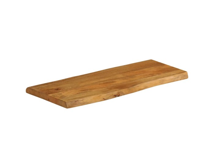 Sonata Blat masă cu margini, 90x40x3,8 cm, lemn masiv mango
