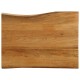 Sonata Blat masă cu margini, 70x60x3,8 cm, lemn masiv mango
