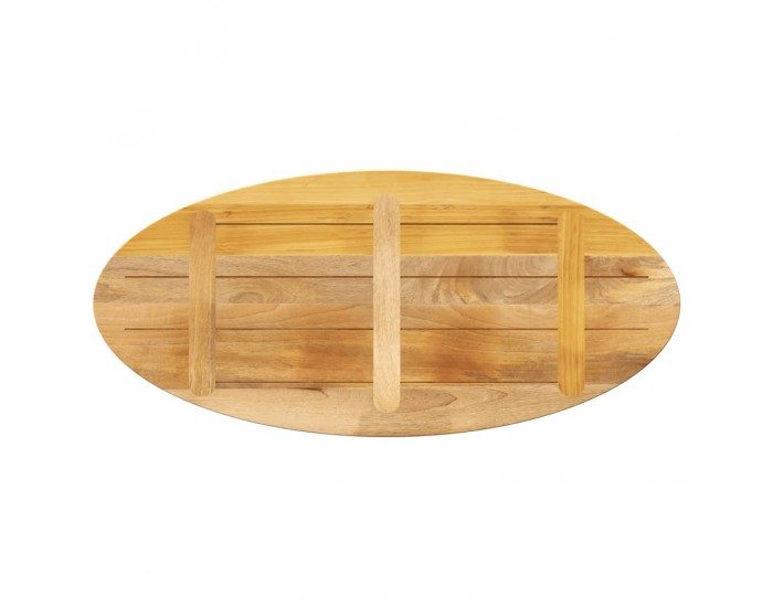 Sonata H Плот за маса, 100x40x2,5 см, овален, масивно дърво манго