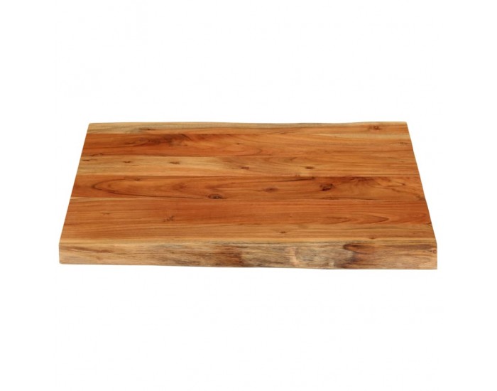 Sonata H Плот за маса, 60x60x3,8 см, квадратен, акация масив, жив ръб