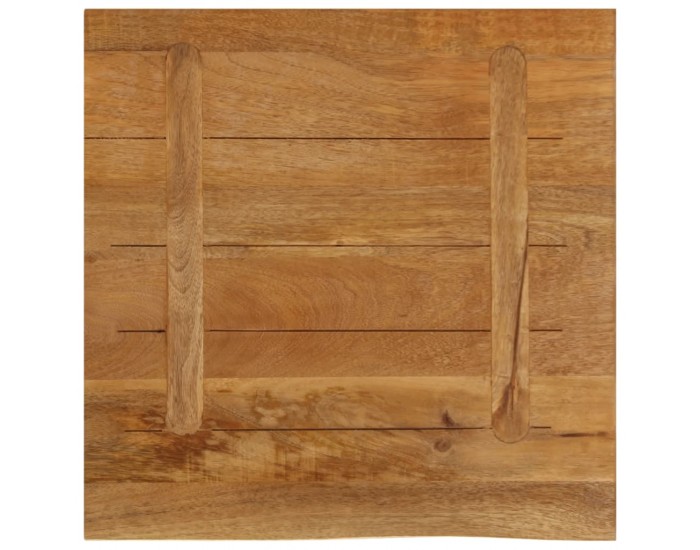 Sonata H Плот за маса, жив ръб, 60x60x2,5 см, масивно дърво манго