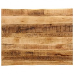 Sonata H Плот за маса, жив ръб, 90x80x2,5 см, масивно дърво грубо манго - Piese pentru mese