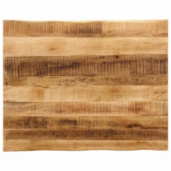 Sonata H Плот за маса, жив ръб, 110x80x2,5 см, масивно дърво грубо манго - Piese pentru mese