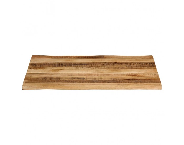 Sonata H Плот за маса, жив ръб, 110x80x2,5 см, масивно дърво грубо манго