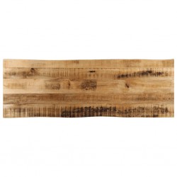 Sonata H Плот за маса, жив ръб, 110x40x2,5 см, масивно дърво грубо манго - Piese pentru mese