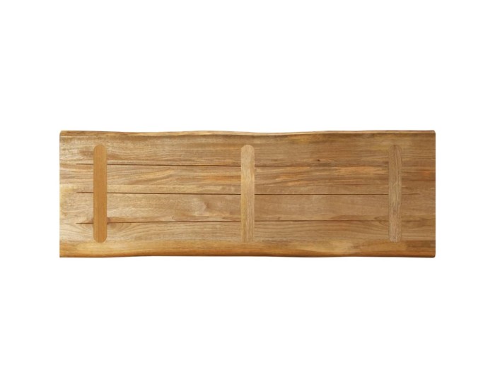 Sonata Blat de masă contur natural 110x40x2,5 cm lemn masiv mango brut