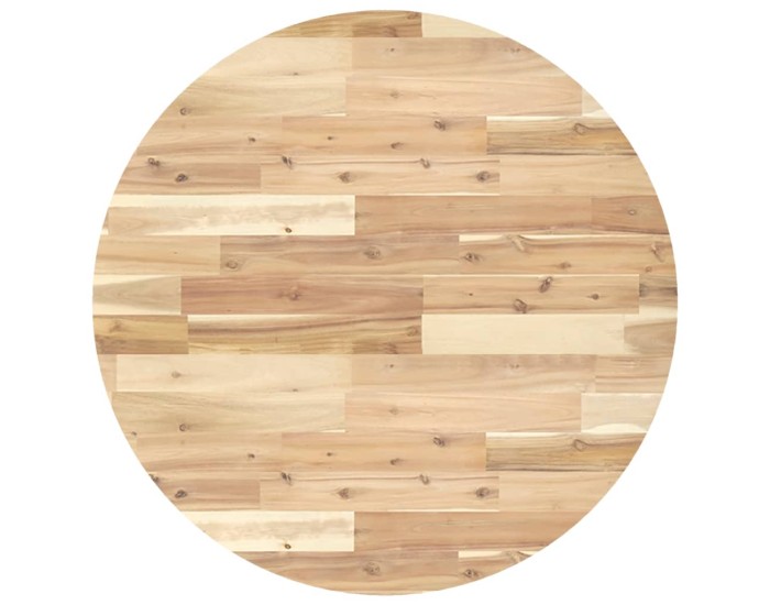 Sonata Blat de masă rotund, Ø80x2 cm, lemn masiv de acacia