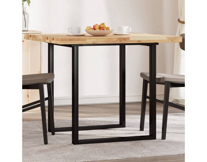Sonata H Плот за маса квадратен 90x90x4 см масивна акация
