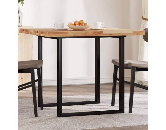 Sonata H Плот за маса квадратен 90x90x4 см масивна акация