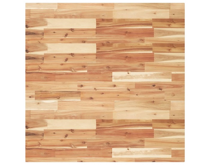 Sonata H Плот за маса квадратен 90x90x4 см масивна акация