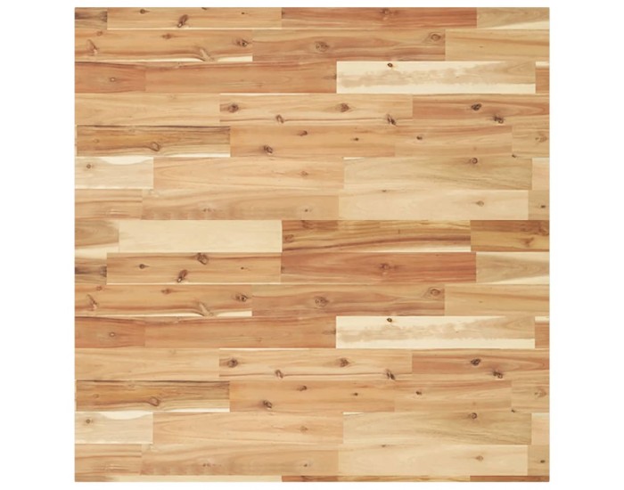 Sonata H Плот за маса квадратен 80x80x2 см масивна акация