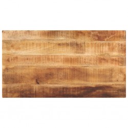 Sonata H Плот за маса 100x50x2,5см правоъгълен масивно дърво грубо манго - Piese pentru mese