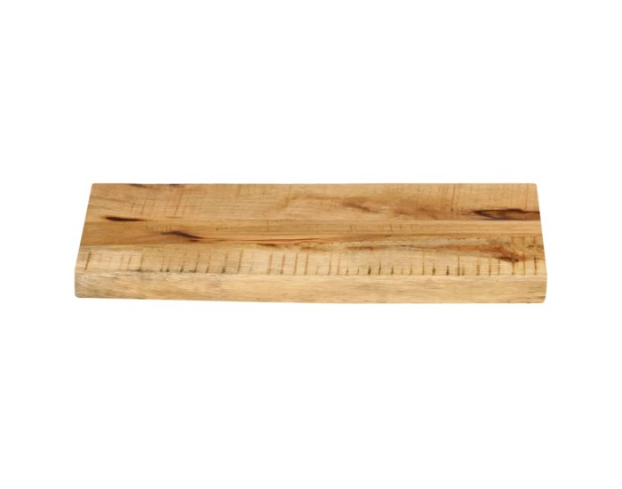 Sonata Blat de masă margine naturală, 40x20x2,5 cm, lemn masiv mango