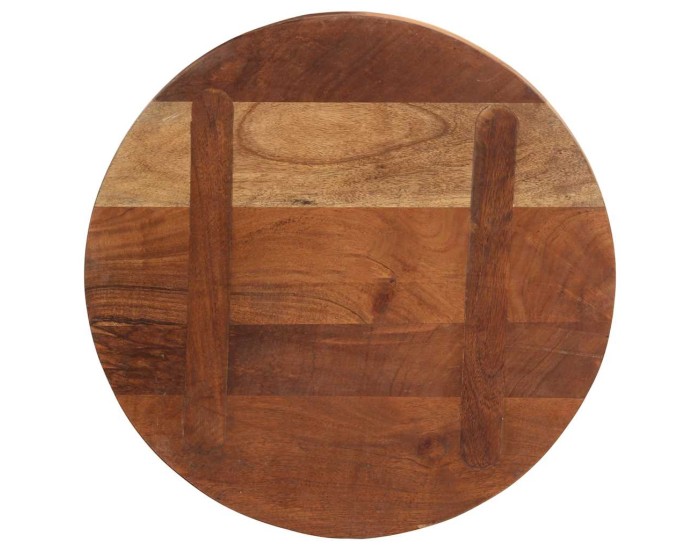 Sonata Blat de masă rotund, Ø 40x2,5 cm, lemn masiv reciclat