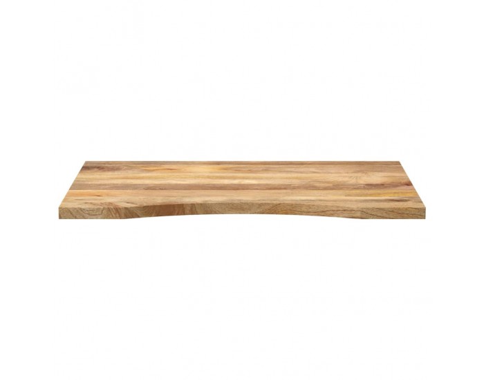 Sonata H Плот за бюро с извивка 90x60x2,5 см грубо мангово дърво масив