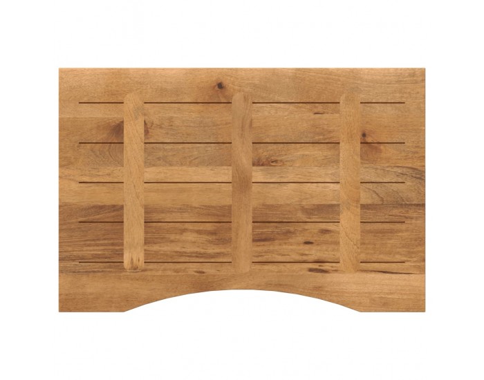 Sonata H Плот за бюро с извивка 100x60x2,5 см грубо мангово дърво масив