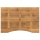 Sonata Blat birou cu decupaj curbat 100x60x2,5 cm lemn masiv mango