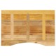 Sonata Blat birou cu decupaj curbat 90x50x2,5 cm lemn masiv mango brut