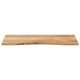 Sonata Blat birou cu decupaj curbat 110x60x2,5cm lemn masiv mango brut