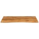 Sonata Blat birou cu decupaj curbat 110x80x2,5cm lemn masiv mango brut