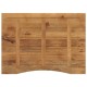 Sonata Blat birou cu decupaj curbat 110x80x2,5cm lemn masiv mango brut