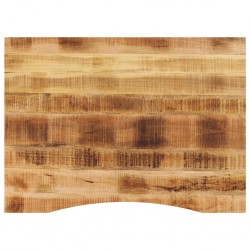 Sonata H Плот за бюро с извивка 100x80x2,5 см грубо мангово дърво масив - Piese pentru mese