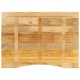 Sonata H Плот за бюро с извивка 100x80x2,5 см грубо мангово дърво масив