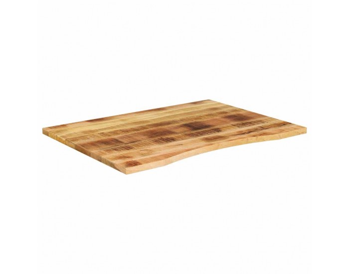 Sonata H Плот за бюро с извивка 100x80x2,5 см грубо мангово дърво масив