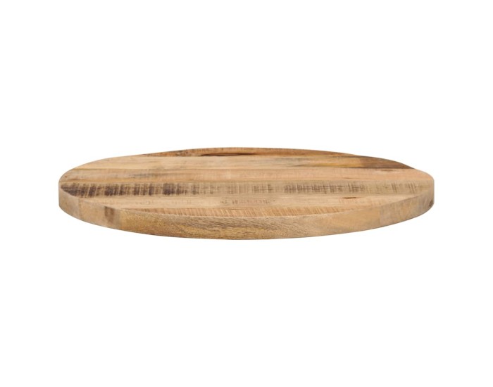 Sonata Blat de masă rotund, Ø 40x1,5 cm, lemn masiv de mango brut