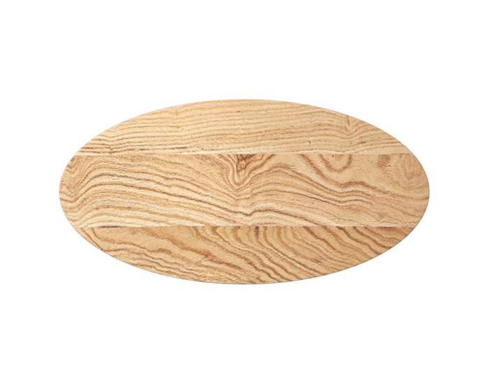 Sonata Blat de masă 80x40x4 cm lemn masiv de stejar oval